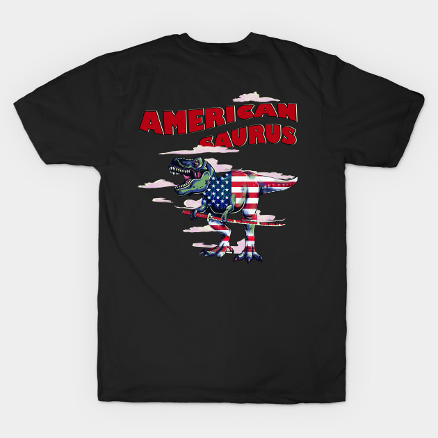 American Saurus, July 4th Unisex T-Shirt by Houndhand-Y